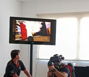 Uso de simuladores de combate a incêndio em realidade virtual