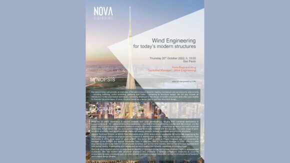Engenharia dos ventos para as estruturas modernas - 20/10 - 19h