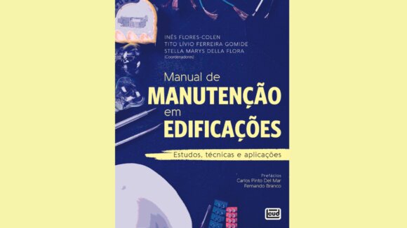 Lançamento do livro Manual de Manutenção em Edificações - 22 de novembro - 19h30