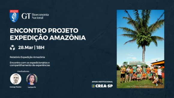 ENCONTRO: Projeto Expedição Amazônia - 28 de março - 18h