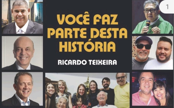 LANÇAMENTO: Noite de autográfos e lançamento do livro "Você faz parte desta história" - 30 de agosto - 19h