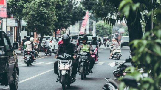 Serviço de mototáxi em São Paulo