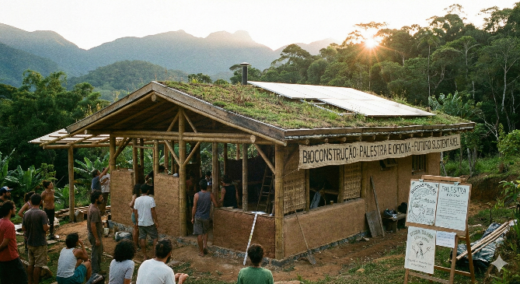 Bioconstrução: Engenharia viva para um futuro regenerativo