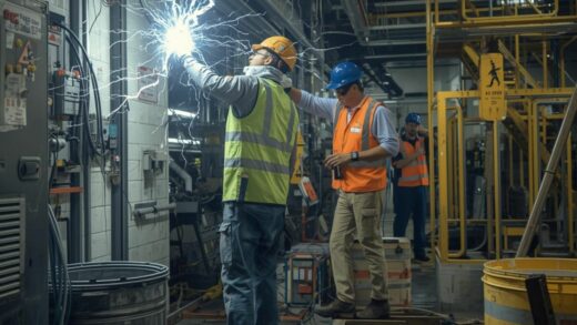 Acidente de trabalho com eletricidade